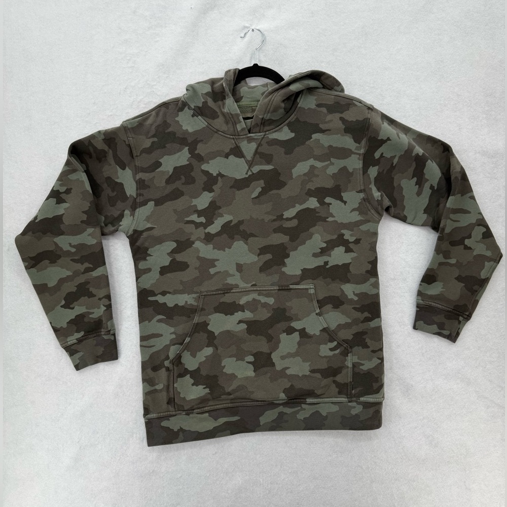 Lululemon All Yours Hoodie *Fleece Heritage‎ 365 Camo Green Twill Multi Size 8